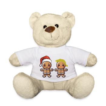 lebkuchen paar - Teddy - Weiß - Vorne