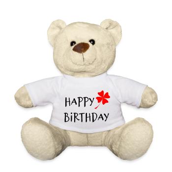 1. 1 Jahr. 1. JUBILÄUM. 1-JÄHRIGES JUBILÄUM - Teddy - Weiß - Vorne