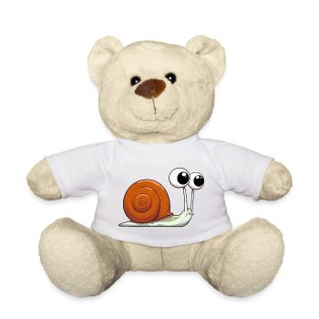 Escargot - Nounours - blanc - Devant