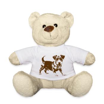 Jack Russell terrier chien de race - Nounours - blanc - Devant