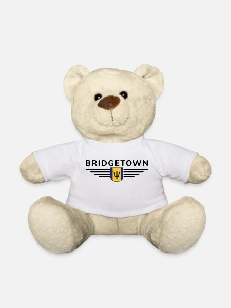 Bridgetown T-Shirt: Karibik-Vibes - Teddy - Weiß