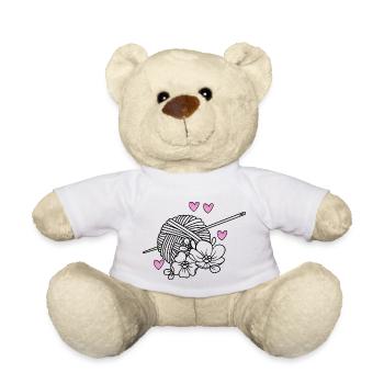 Tricot Tricot Crochet Tricoteur - Nounours - blanc - Devant