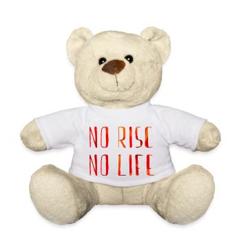 no risc no life - Teddy - Weiß - Vorne
