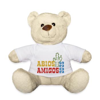 Abios Amigos 2025 - Abitur - Spruch - Teddy - Weiß - Vorne