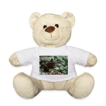 Small paws, big hunger - Teddy Bear - white - Front