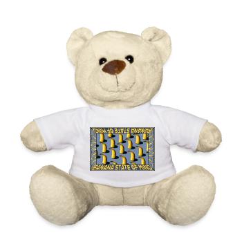 Banana State of Mind Pop-Art Look - Teddy - Weiß - Vorne