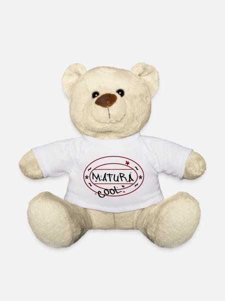 Matura Abitur Schule - Teddy - Weiß