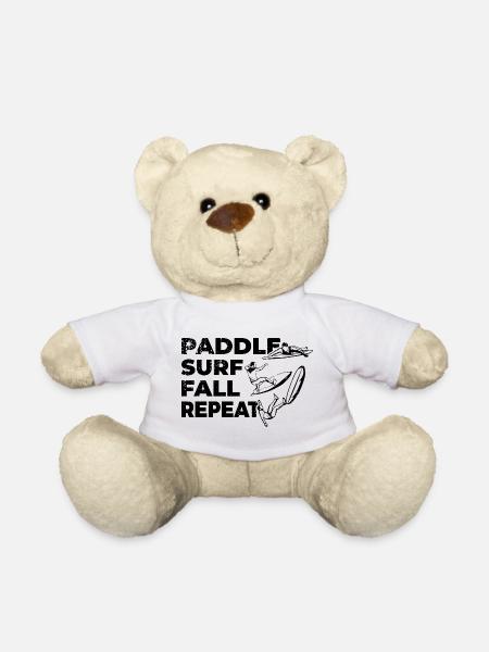 Lustiger Wellenreiter - Teddy - Weiß