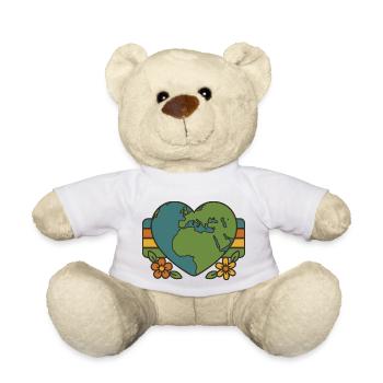 Heart Planet - Teddy Bear - white - Front