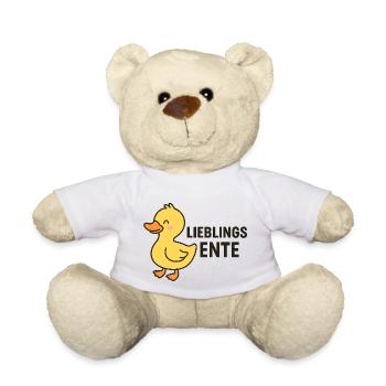 Favorite duck - Teddy Bear - white - Front