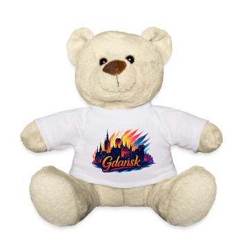 Gdansk Gdańsk City Poland Gift - Teddy Bear - white - Front