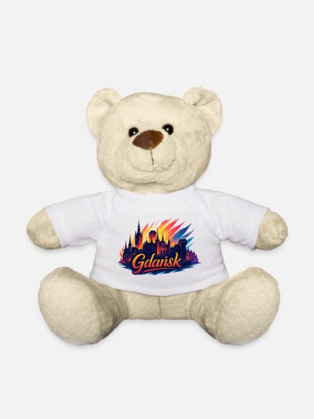 Danzig Gdańsk Stadt Polen Geschenk - Teddy - Weiß