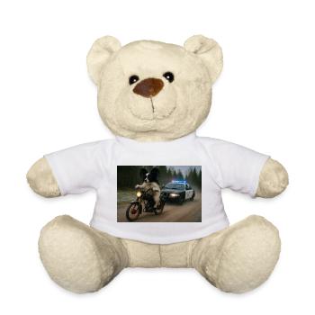 Moped von Polizeiauto gejagt - Teddy - Weiß - Vorne