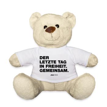 JGA: Der letzte Tag in Freiheit (Jungesellen-Crew) - Teddy - Weiß - Vorne