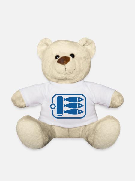 Sardinen - Teddy - Weiß