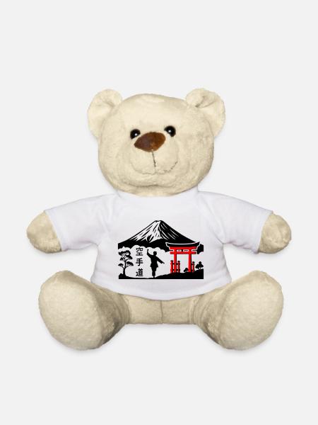 Karate Nature - Teddy Bear - white
