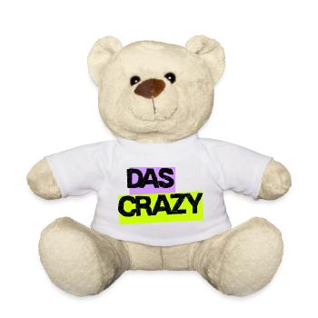 Das Crazy - Design mit Neon-Farben - Teddy - Weiß - Vorne