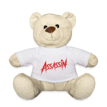 Assassin - Conception de sang tueur - Nounours - blanc - Devant