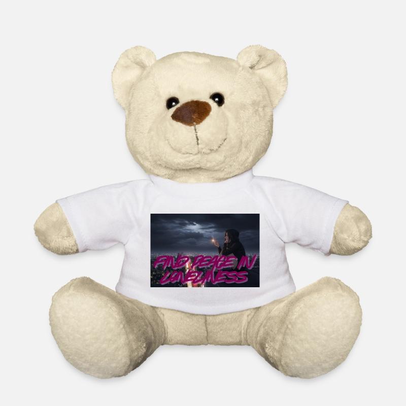 Lonely Peace - Teddy Bear - white