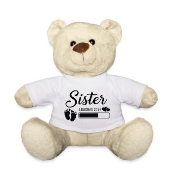 Sister Loading 2026 - Teddy Bear - white - Front