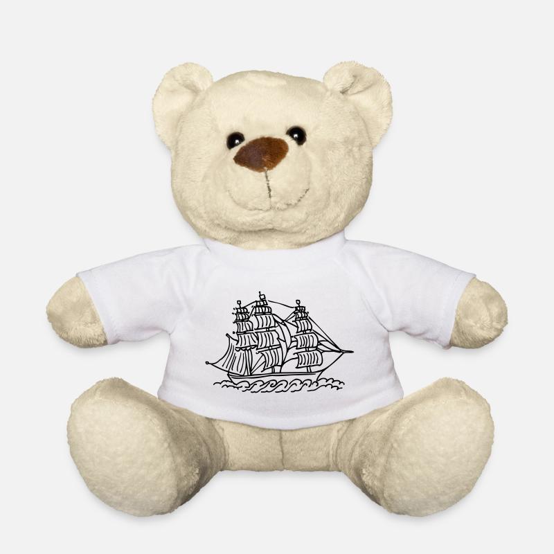 ship - Teddy Bear - white