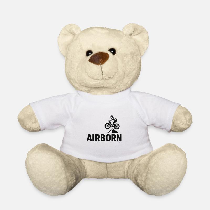 Saut en VTT aéroporté - Nounours - blanc