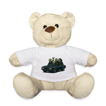 Zombie-Roadtrip   - Teddy - Weiß - Vorne