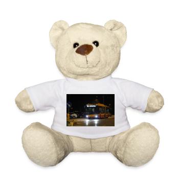 Nachtbus in der Stadt - Teddy - Weiß - Vorne