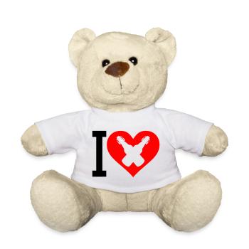 I Love Bier - Teddy - Weiß - Vorne