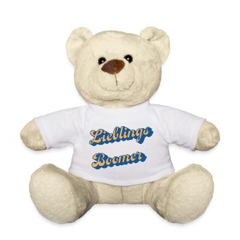 Liebings Boomer Script Logo - Nounours - blanc - Devant