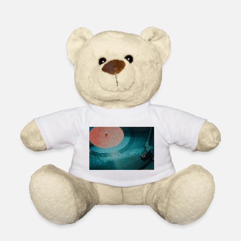 Neon-Mosaik Turntable Nachtfarben - Teddy - Weiß