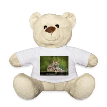 Leopard - Teddy Bear - white - Front