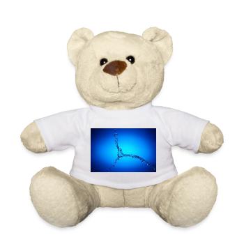 Blue Water Splash #2 - Teddy Bear - white - Front