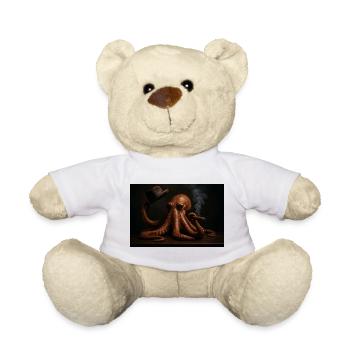 Poulpe Smoking Chic Chapeau - Nounours - blanc - Devant