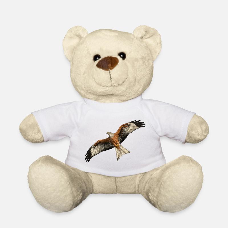 Rotmilan im Flug - Teddy - Weiß