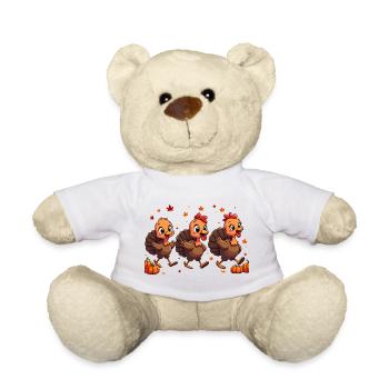 Thanksgiving Truthahn Baby - Teddy - Weiß - Vorne
