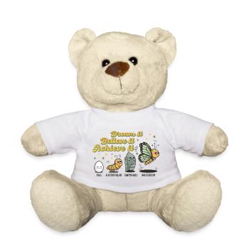 Chenille Schmetterling Schule Evolution Geschenk - Teddy - Weiß - Vorne