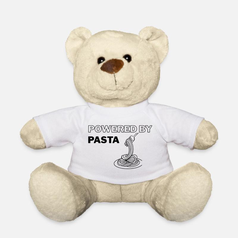 Angetrieben von Pasta - Teddy - Weiß