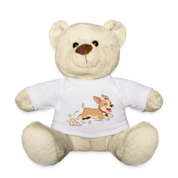 Lauffreudiger Welpenlauf - Teddy - Weiß - Vorne