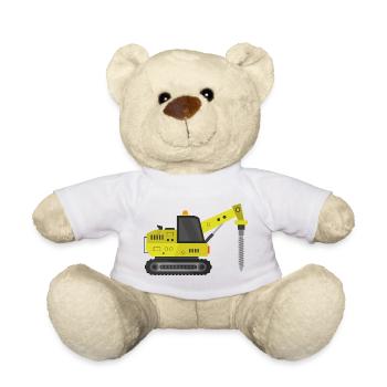 Erdbohrer - Teddy - Weiß - Vorne