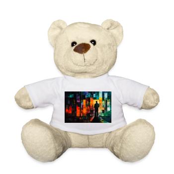 Color Mosaic Shadow Path - Teddy Bear - white - Front