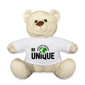 Unique Globe Vert - Nounours - blanc - Devant