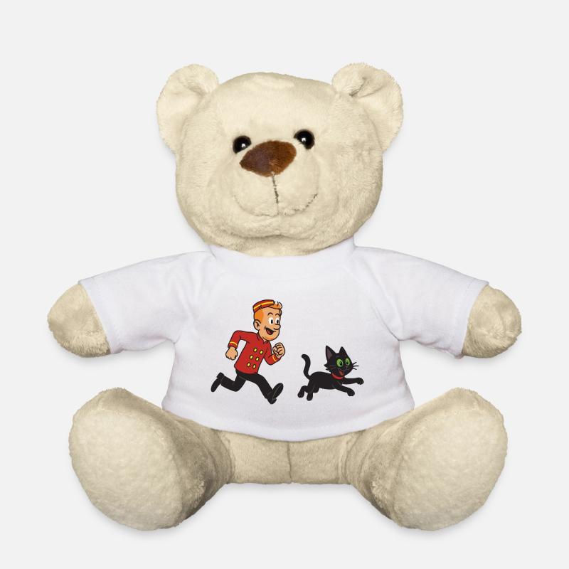 Franky & Meeko en courant - Nounours - blanc