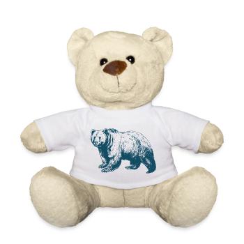 Wildbärenliebhaber, Outdoor Mountains Forest - Teddy - Weiß - Vorne