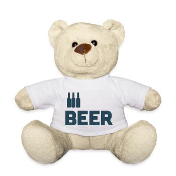 Bierliebhaber - Teddy - Weiß - Vorne