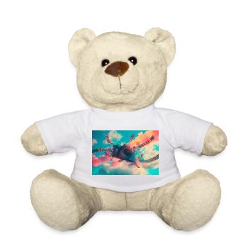 Kamera im Flug mit Filmstreifen - Teddy - Weiß - Vorne