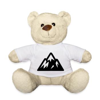 Mountains icon - Teddy Bear - white - Front
