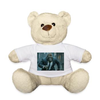 Geschäfts-Gorilla im Regen - Teddy - Weiß - Vorne
