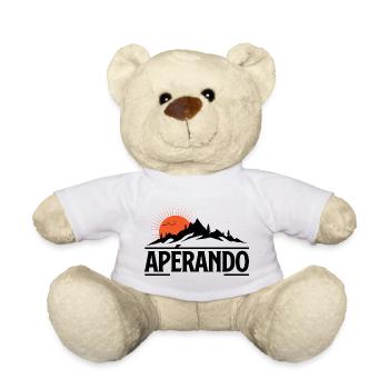 Red Dawn over the Mountains Hiking Hiking - Teddy Bear - white - Front