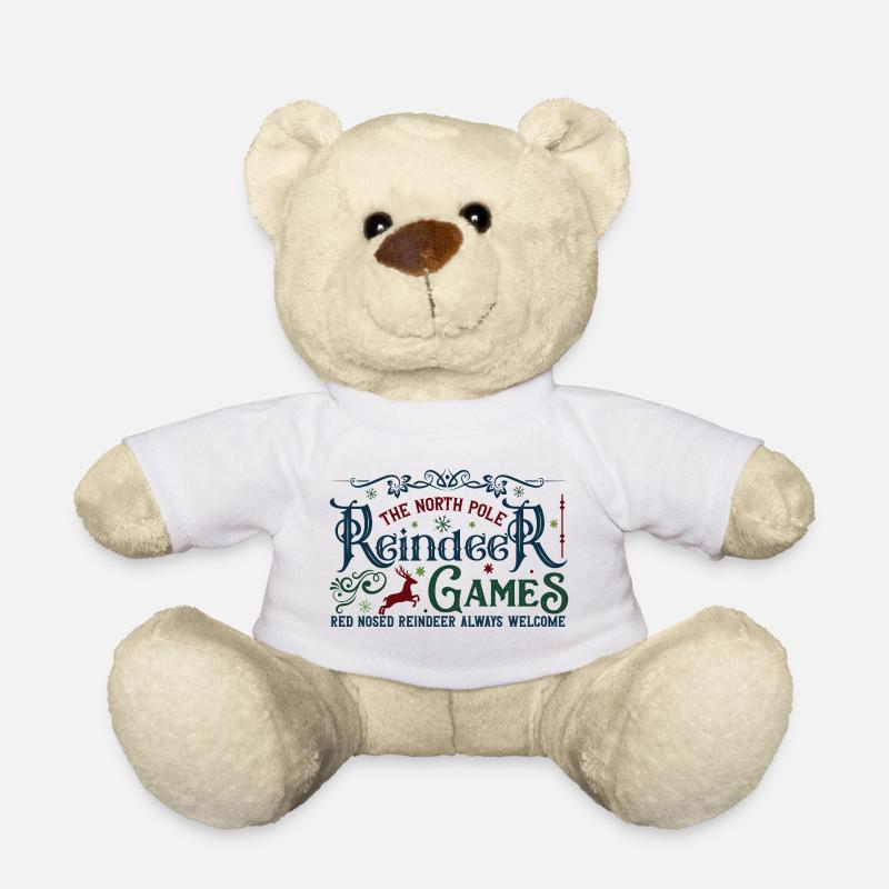Jeux du renne du pôle Nord - Nounours - blanc